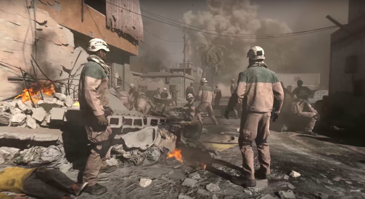 The new Call of Duty openly supports the White Helmets – This is a red flag