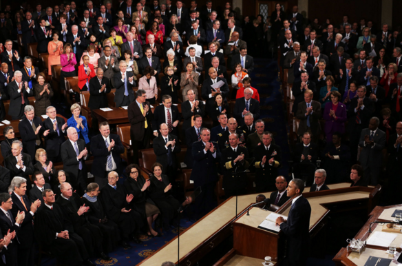 Gazing through the State of the Union address