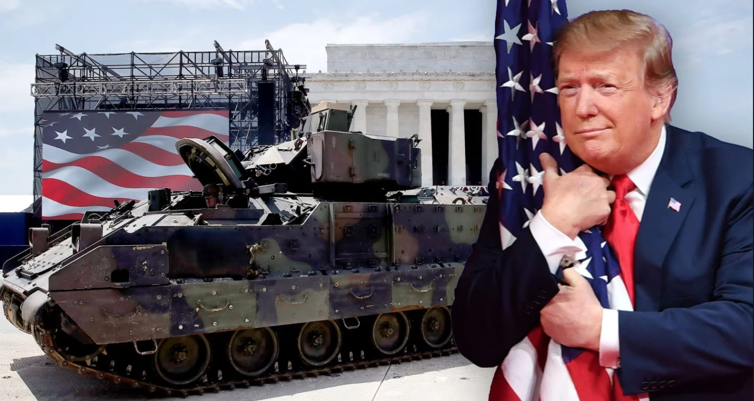 Face it America, Trump’s tank parade is an accurate reflection of you