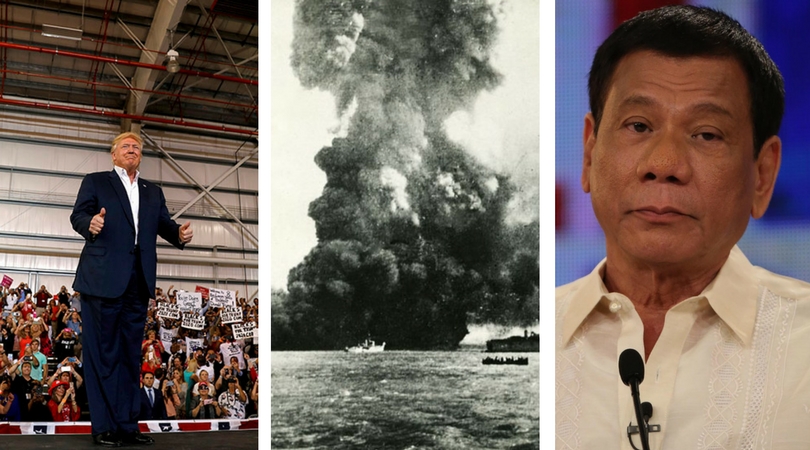 While you were asleep: Trump invents terror, Darwin remembers bombing, Duterte enlists army