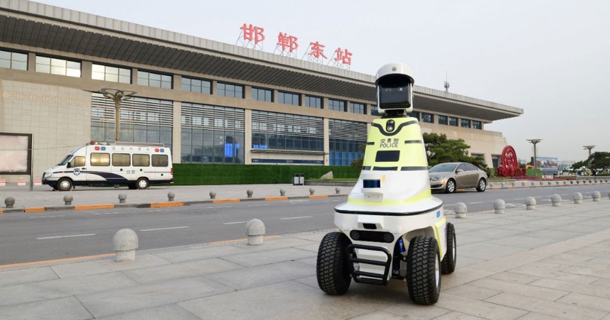 China rolls out more robots to police their populace