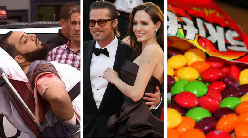 While you were asleep: NY bomber’s dad calls FBI, Brangelina over, Trump tastes rainbow