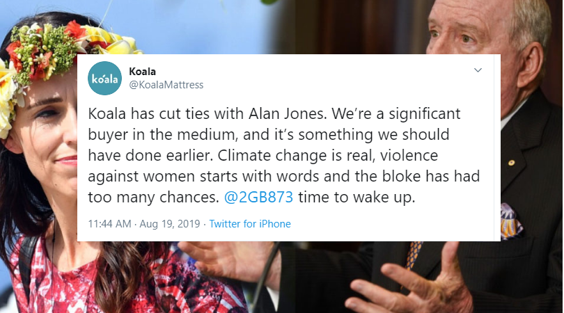 The brands deserting Alan Jones should not be celebrated
