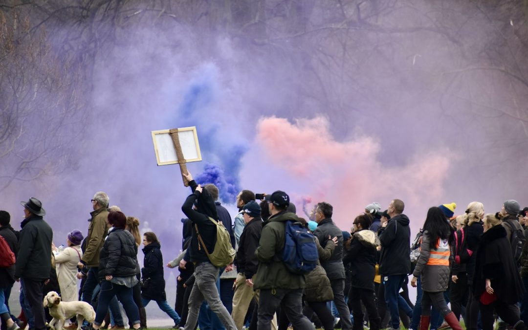 “Not about freedom”: Police react to lockdown protests