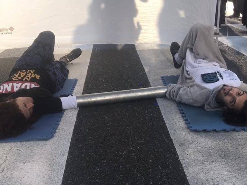 ‘Lock-on devices’ are a symbol of non-violent protest, but QLD wants to ban then